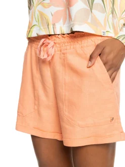 Another Kiss - Leinen Shorts Fur Frauen><noscript><img width=