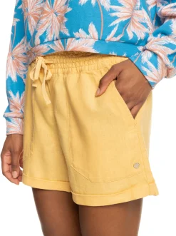 Another Kiss - Leinen Shorts Fur Frauen><noscript><img width=