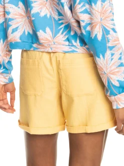 Another Kiss - Leinen Shorts Fur Frauen><noscript><img width=