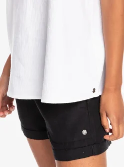 Another Kiss - Leinen Shorts Fur Frauen>Roxy Fashion