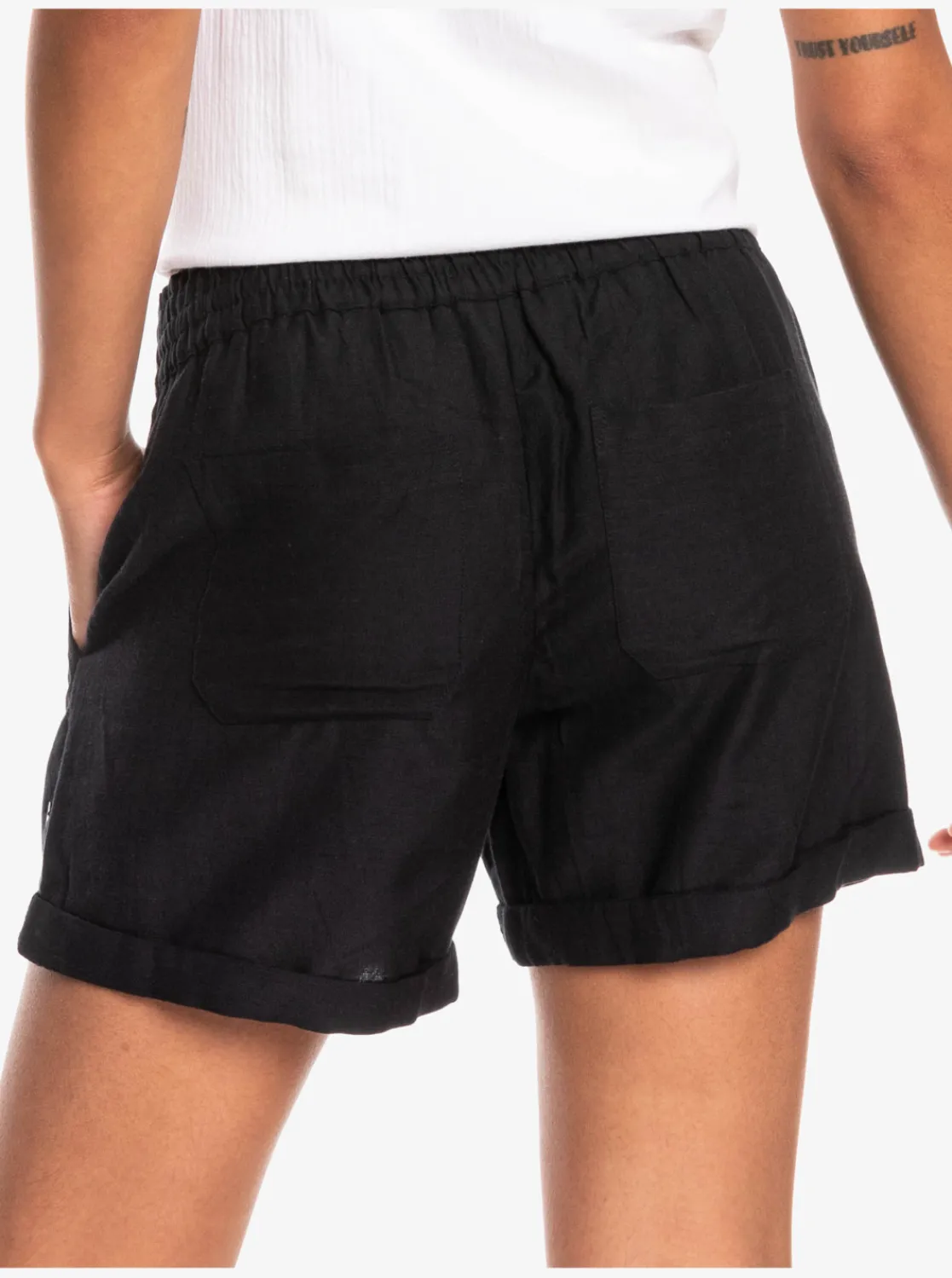 Another Kiss - Leinen Shorts Fur Frauen>Roxy Fashion