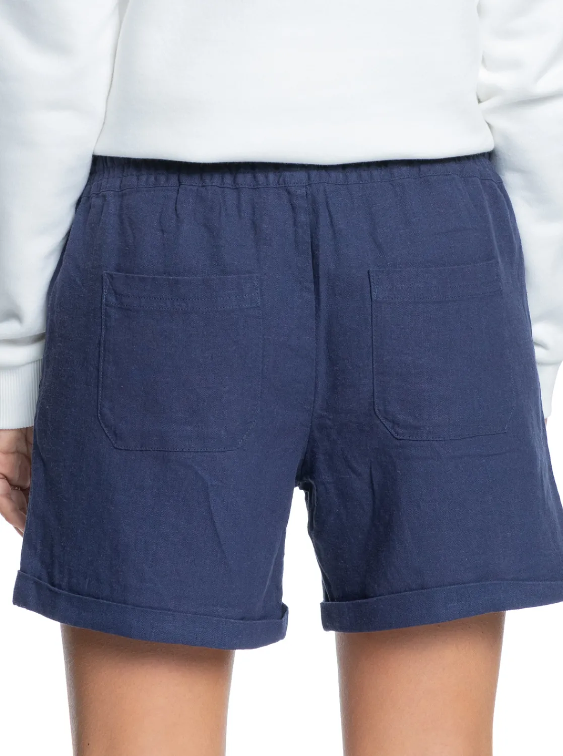 Another Kiss - Leinen Shorts Fur Frauen>Roxy Cheap
