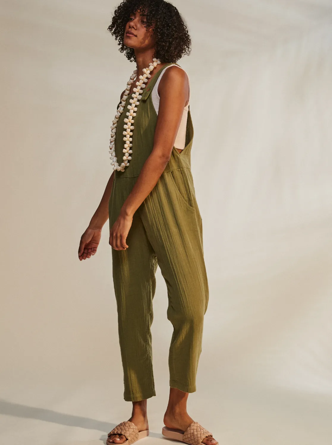 Beachside Love - Knochellanger Riemchen-Overall Fur Frauen>Roxy Clearance