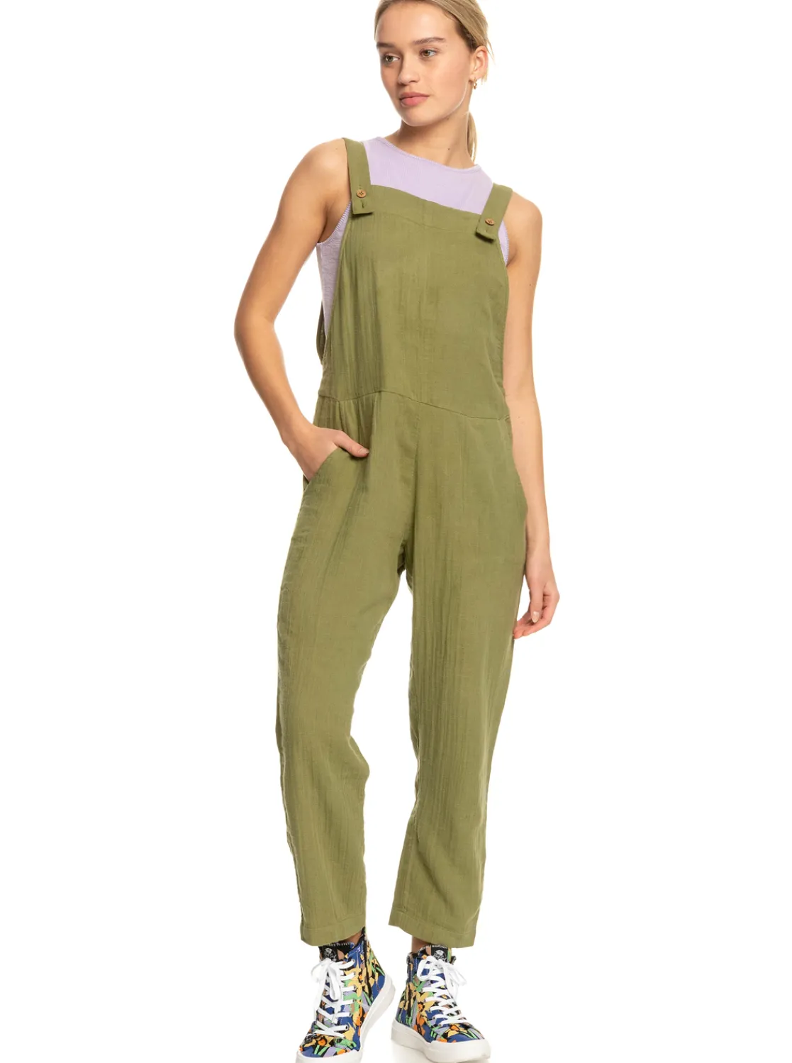 Beachside Love - Knochellanger Riemchen-Overall Fur Frauen>Roxy Clearance