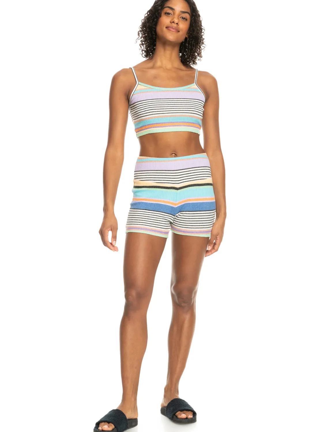 Best Time Of Day - Kuschelige Shorts Aus Rippstrick Fur Frauen>Roxy Cheap