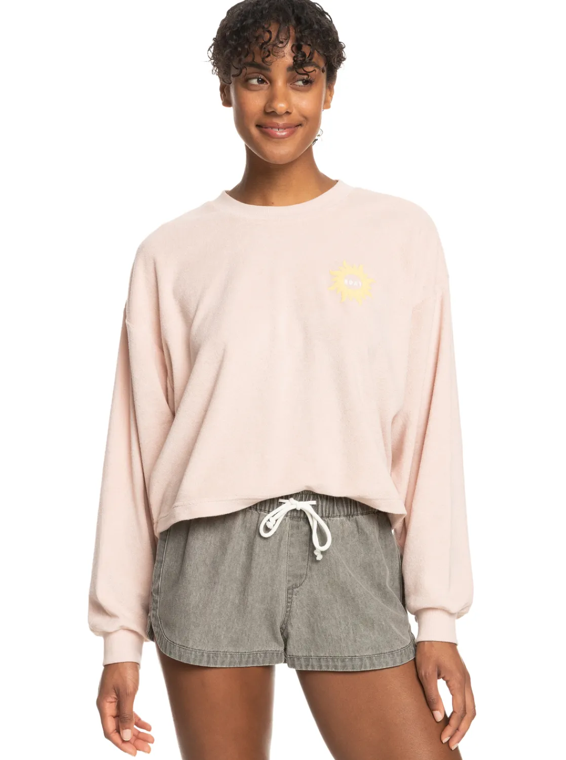 Better Not Wait - Frottee-Sweatshirt Fur Frauen>Roxy Shop