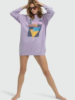 Breaking Waves - Sweatshirt-Kleid Fur Frauen><noscript><img width=