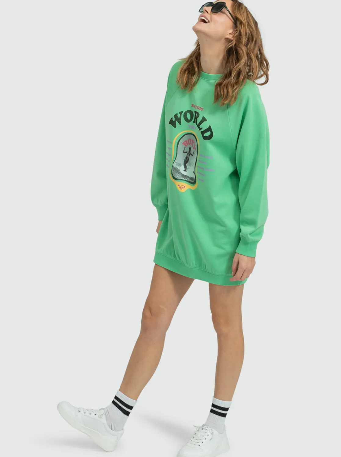 Breaking Waves - Sweatshirt-Kleid Fur Frauen>Roxy New