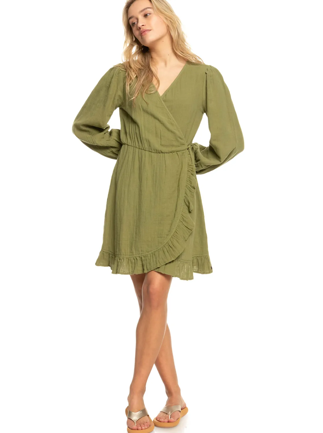 Bright And Shine - Langarmliges Kleid Fur Frauen>Roxy Fashion
