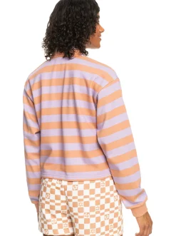Carefree Vibe - Sweatshirt Mit Halbem Reisverschluss Fur Frauen><noscript><img width=