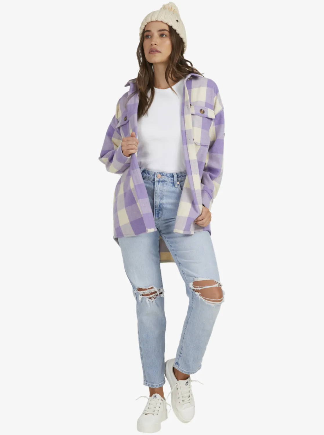 Check The Swell - Uberhemd Fur Frauen>Roxy Discount
