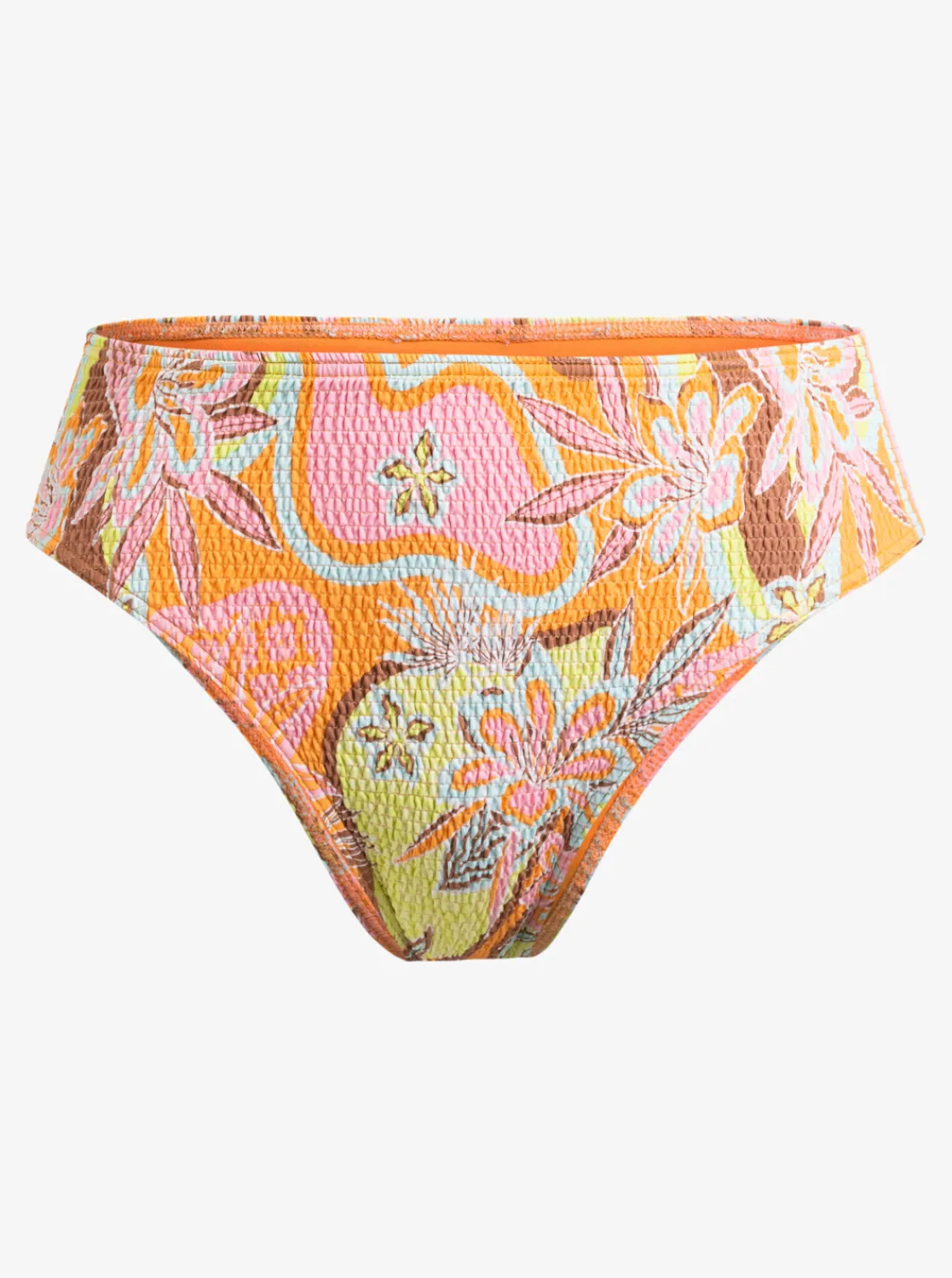 Floraldelic - Bikiniunterteil Mit Hohem Bund Fur Frauen>Roxy Cheap
