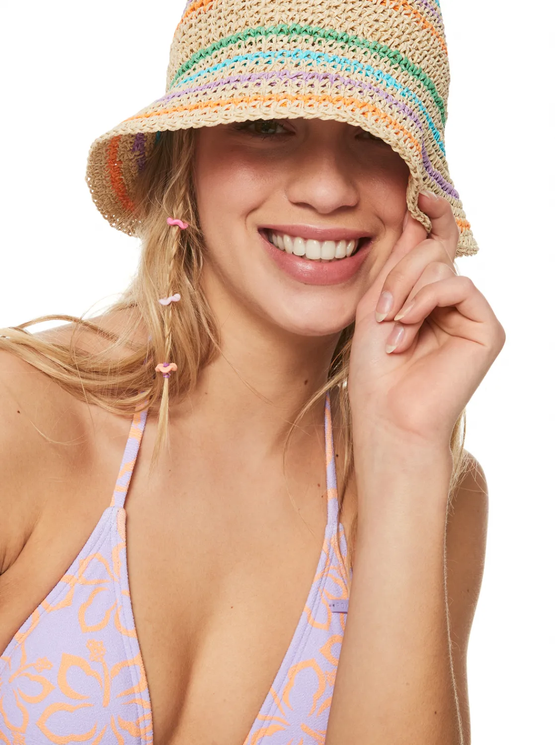 Hawaiian Heat - Verlangertes Triangle-Bikinioberteil Fur Frauen>Roxy Best
