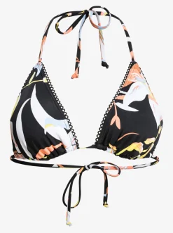 Hibiscus Wave - Tiki-Tri-Bikinioberteil Fur Frauen><noscript><img width=