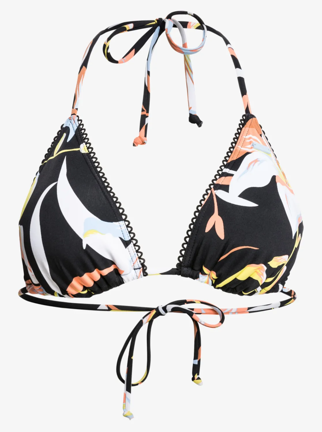 Hibiscus Wave - Tiki-Tri-Bikinioberteil Fur Frauen>Roxy Cheap