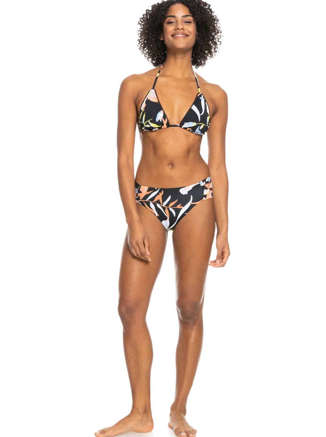 Hibiscus Wave - Tiki-Tri-Bikinioberteil Fur Frauen>Roxy Cheap