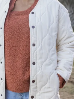 Holding On - Gesteppte Jacke Fur Frauen><noscript><img width=