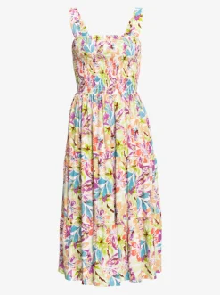 Honeymoon Avenue Printed - Midikleid Fur Frauen><noscript><img width=