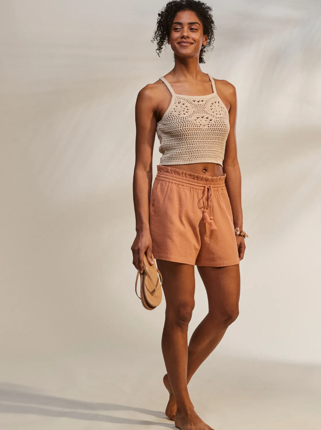 Malibu Crush - Gestricktes Neckholder-Top Fur Frauen>Roxy Online