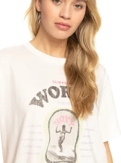 Moonlight Sunset - Oversize Boyfriend-T-Shirt Fur Frauen>Roxy Store