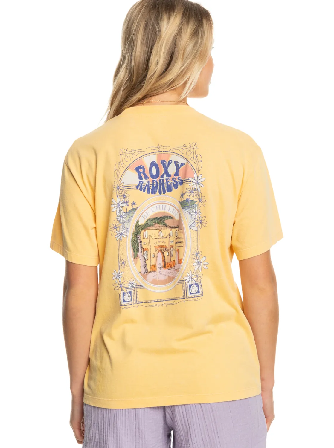 Moonlight Sunset - Oversize Boyfriend-T-Shirt Fur Frauen>Roxy Fashion