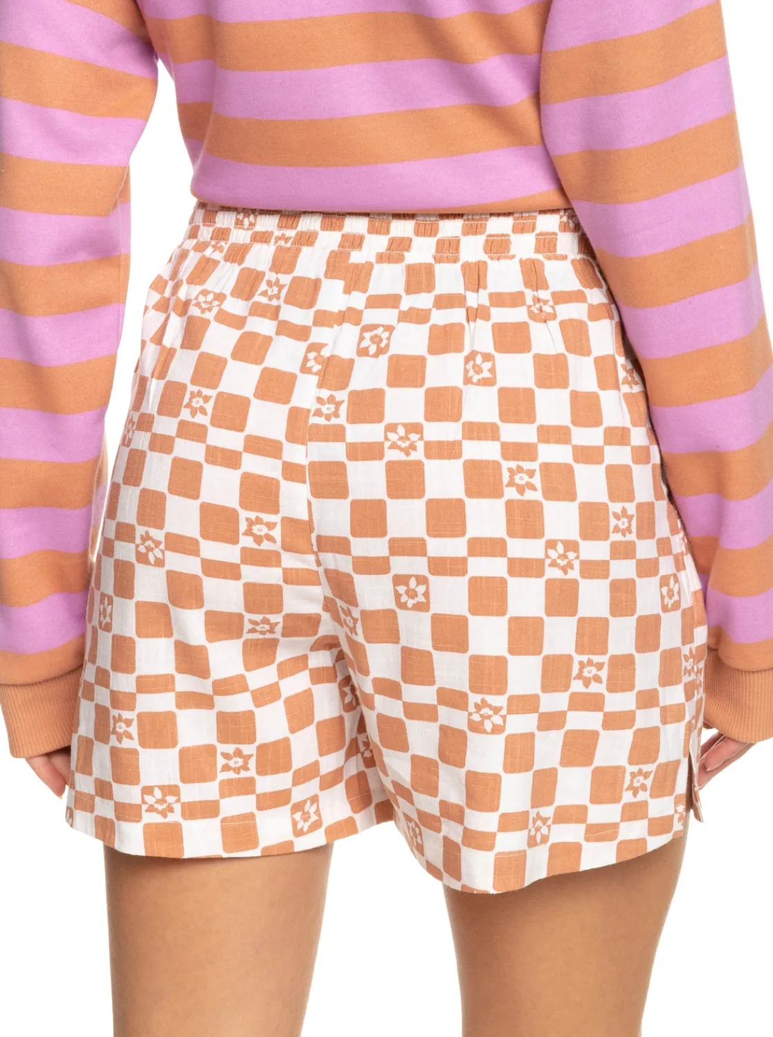 Over The Sun Check - Leichte Shorts Fur Frauen>Roxy Best