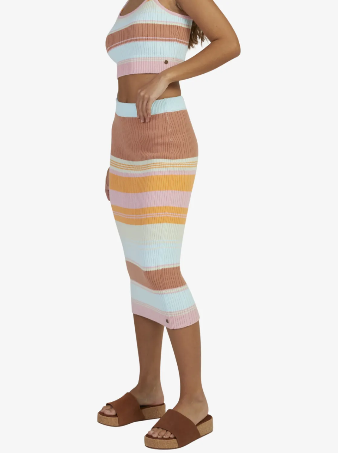 Playa Morning - Gestrickter Bodycon-Rock Fur Frauen>Roxy Online
