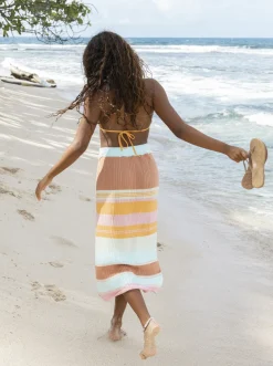 Playa Morning - Gestrickter Bodycon-Rock Fur Frauen><noscript><img width=