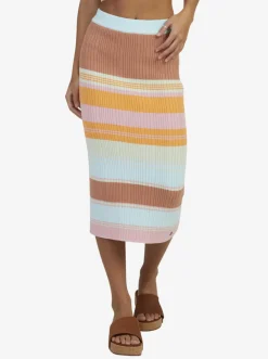 Playa Morning - Gestrickter Bodycon-Rock Fur Frauen><noscript><img width=