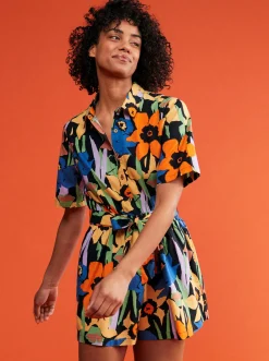 Real Yesterday - Playsuit Fur Frauen><noscript><img width=