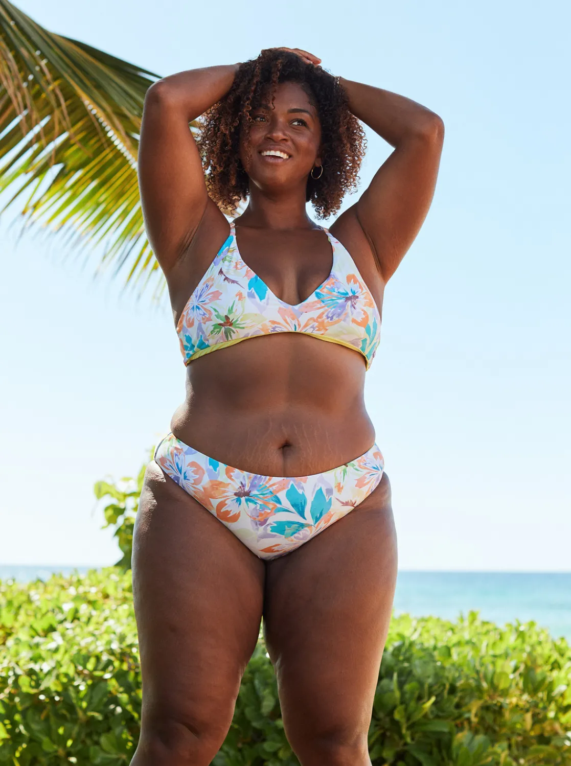 Retro Revo - Wendbares Triangel-Bikinioberteil Fur Frauen>Roxy Best