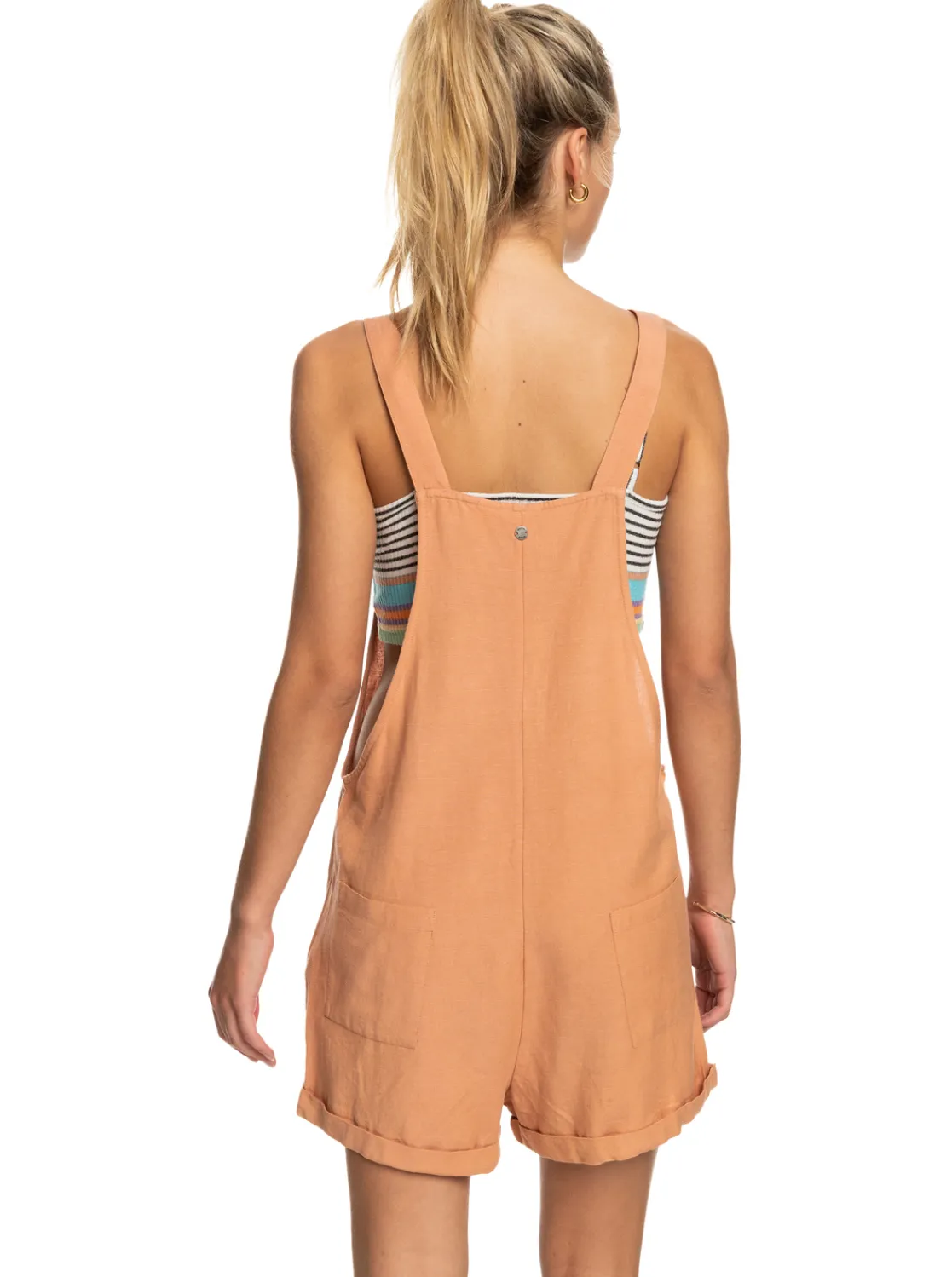 Silver Sky Again - Latzhosenshorts Fur Frauen>Roxy Flash Sale