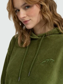 Surfing Velvet - Kuscheliger Lounge-Hoodie Fur Frauen><noscript><img width=