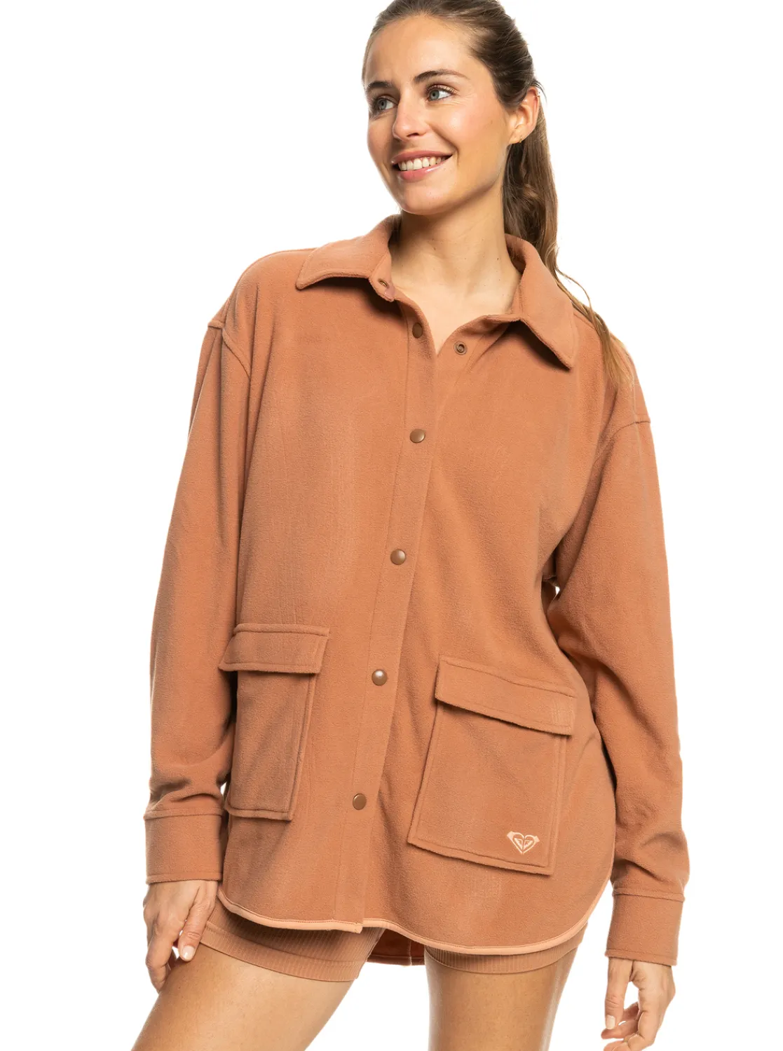 Tech Fleece - Fleece-Hemdjacke Fur Frauen>Roxy Shop