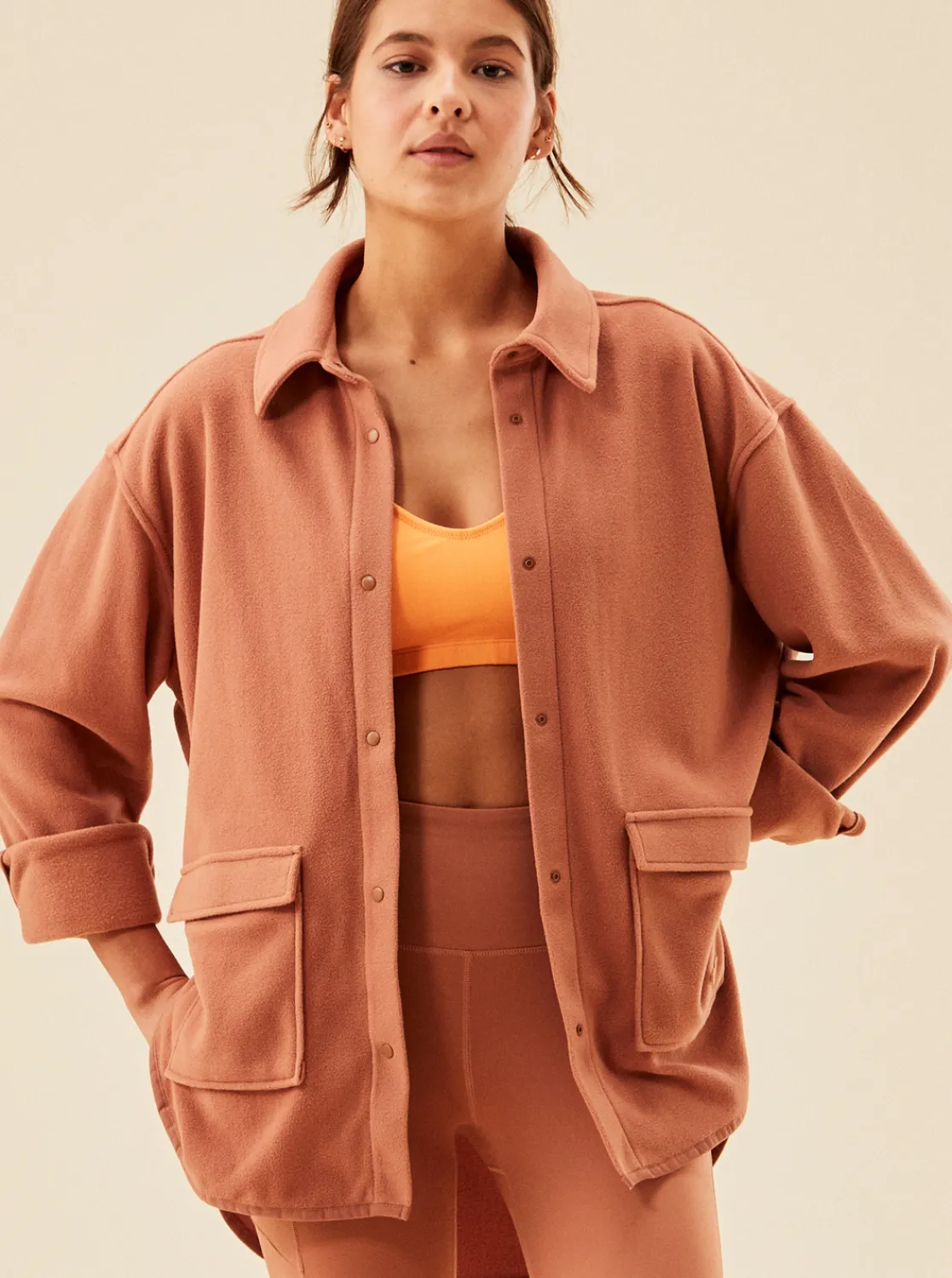 Tech Fleece - Fleece-Hemdjacke Fur Frauen>Roxy Shop