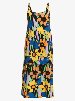 Waiting Line Printed - Midikleid Fur Frauen><noscript><img width=