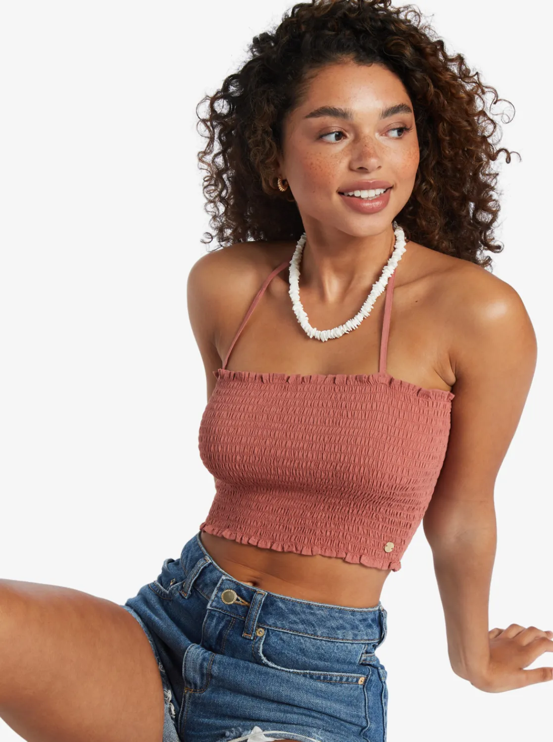Warm Waters - Bandeau-Top Fur Frauen>Roxy Flash Sale